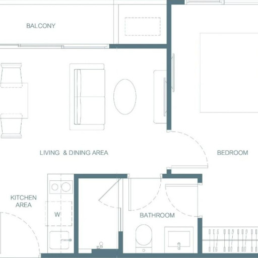CANVAZ Palette Cherngtalay, 1 bedroom apartments - from 42 m²